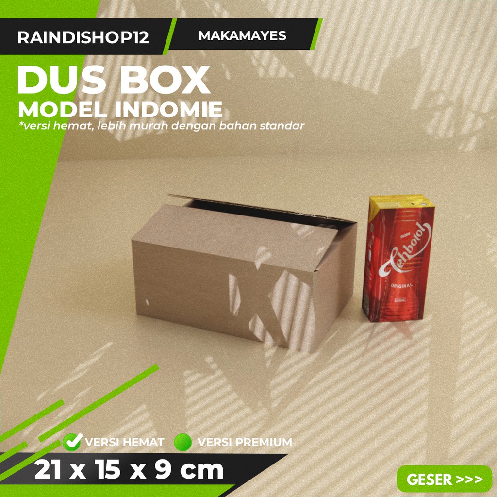 

BOX 21 X 15 X 9 CM KARDUS KOTAK KEMASAN PACKAGING KADO POLOS