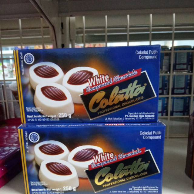 

Colatta coklat white compound 250 gr
