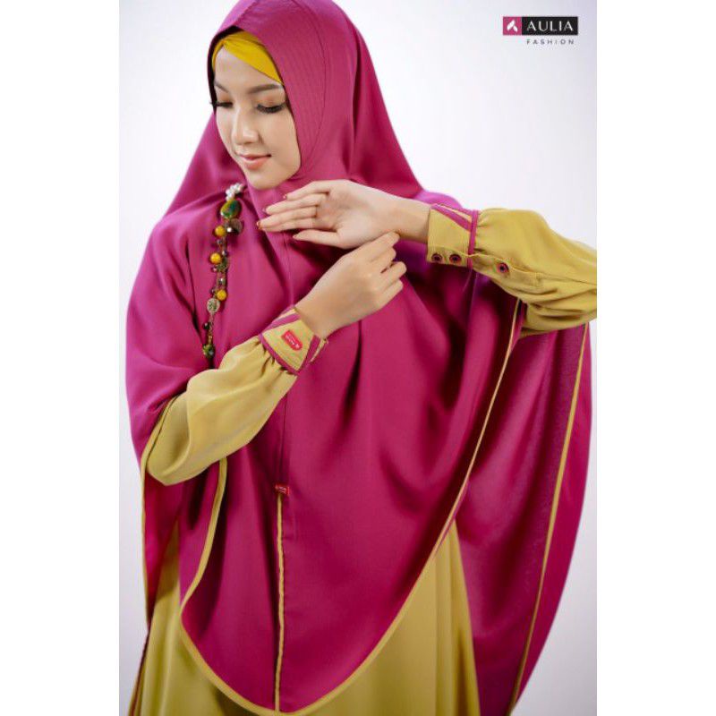 AULIA SET GAMIS ALMIRA LEMON AZALEA PURPLE