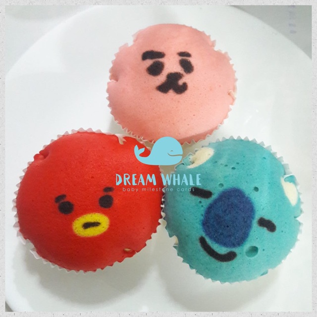 

Bocha / Character Steam Cake / Bolu Kukus Karakter BTS