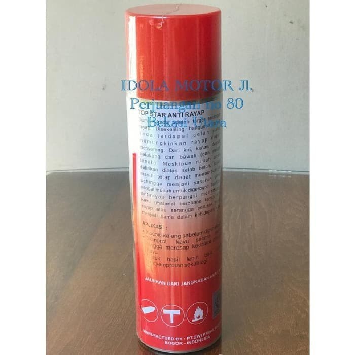 Anti rayap merk top STAR penghilang rayap kayu isi 500 ml