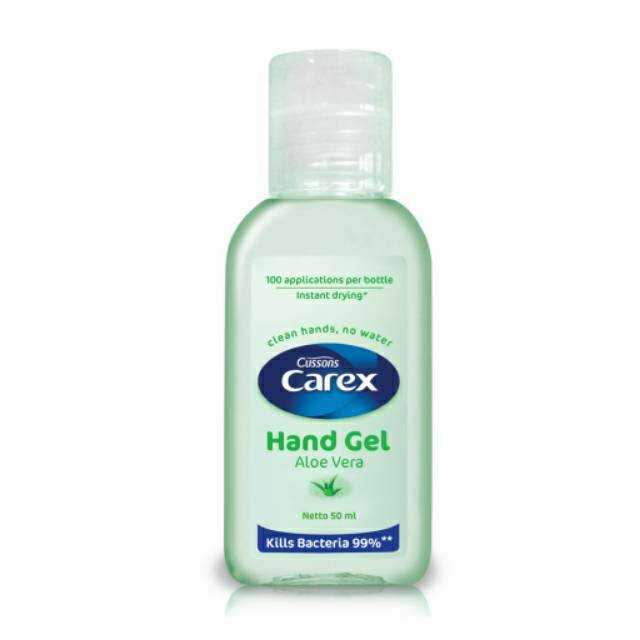 Cussons Carex Hand Gel Aloevera Handsanitizer 50mL