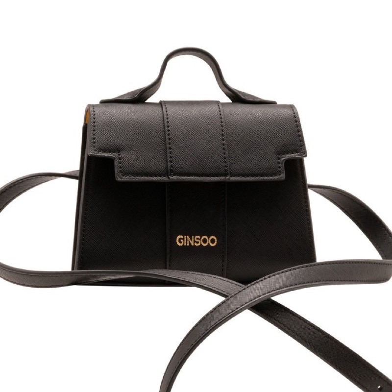 Ginsoo 33 belt / crossbody bag - black - NEW BAG