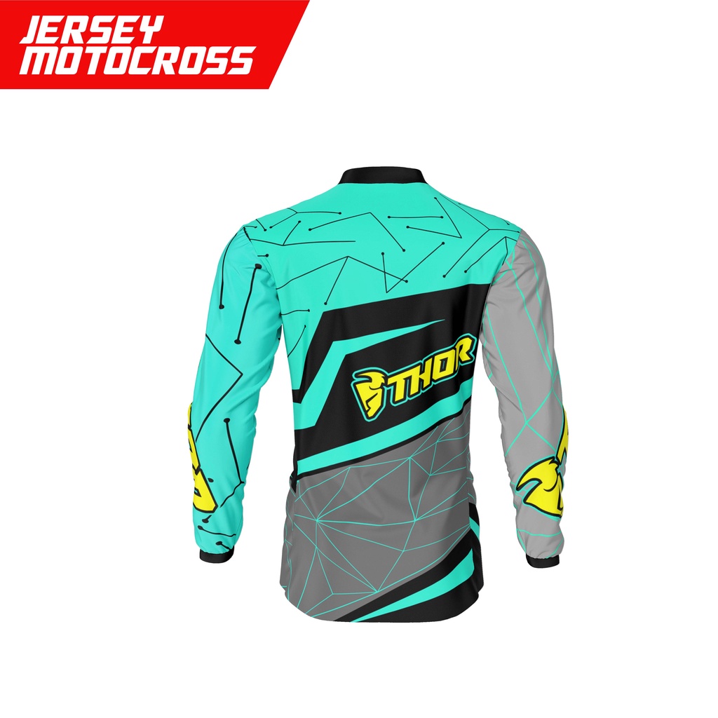 JERSEY RACING MOTOR CROSS LONG SLEEVE MOTOCROSS LENGAN PANJANG SERIES 3