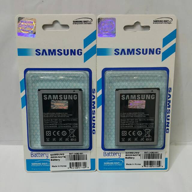 Batre Samsung Galaxy Note 1 i9220 Baterai Battery Samsung Galaxy Note i9220 Original