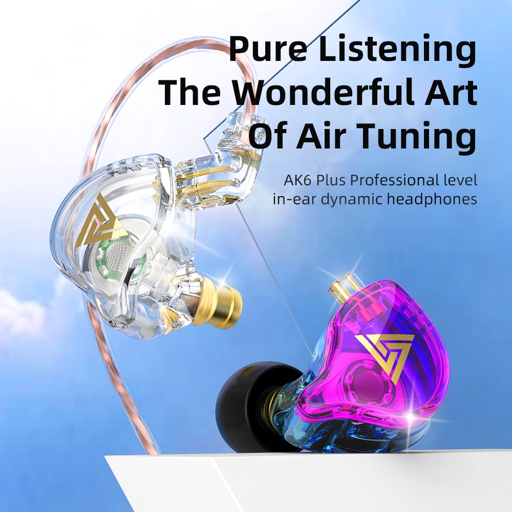 Qkz AK6-PLUS AK6 PLUS Earphone In ear HIFI 1ddd Dynamic Music Subwoofer