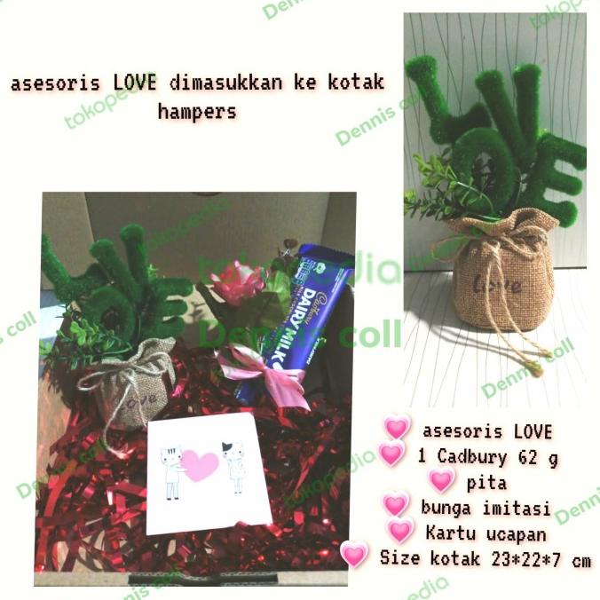 

Premium Product!!! Buket / Paket / Hampers Valentine Paket B (Grab /Gosend) - Paling Diminati