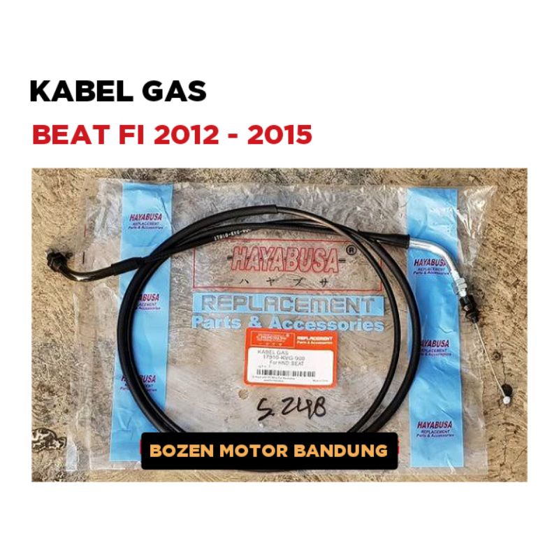 Kabel Gas Beat FI 2012 2013 2014 2015 / Tali Cable Throttle Motor Hayabusa