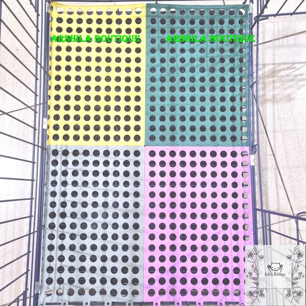 Alas Kandang Pvc - Alas Kandang Kucing Anjing Alas Karpet Karet