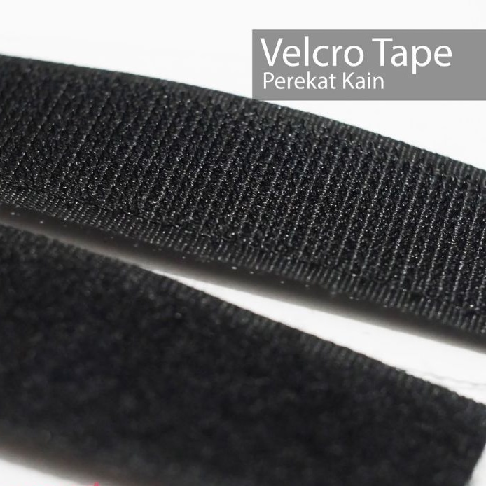 VELCRO TAPE PEREKAT KAIN 2,5CM METERAN Magic Tape