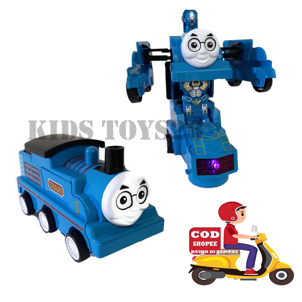  Mainan  Mobil  Mobilan Thomas Friends Robo Train Lampu  Led 