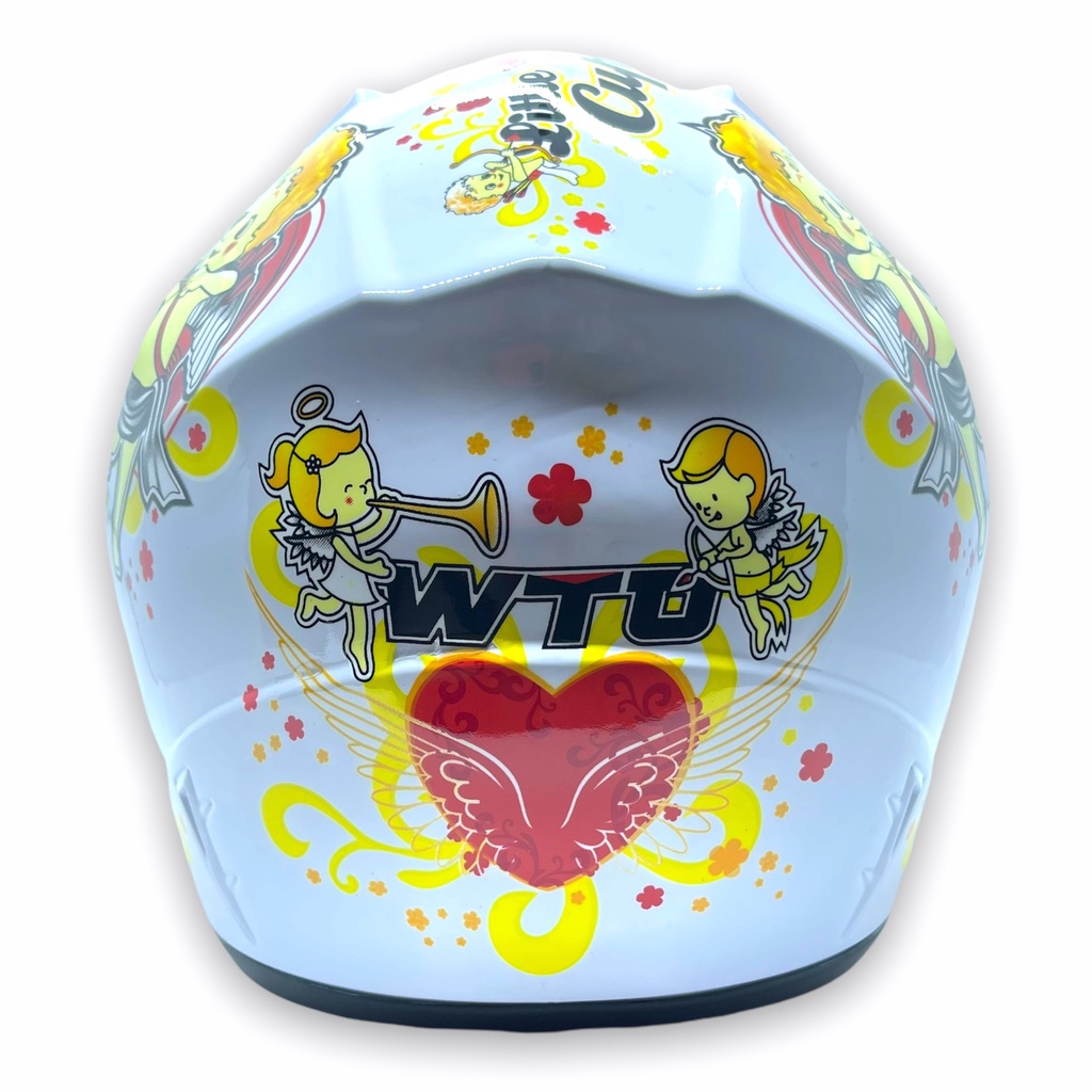 Helm WTO Z1R Pet - Little Cupid - Putih - Half Face ALL SIZE