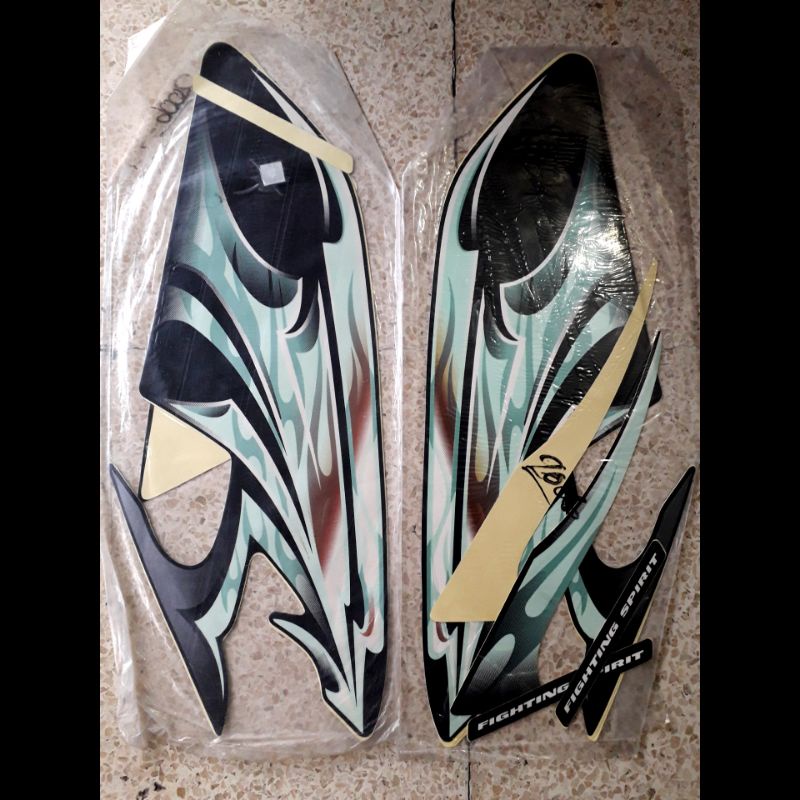 striping yamaha motor rx king tahun 2006