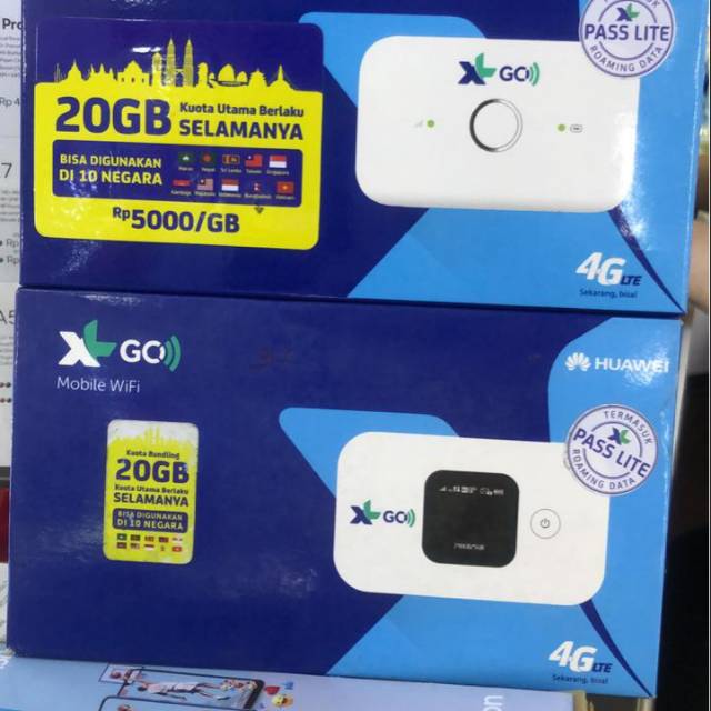 Modem mifi xl 4g huawei  unlock bonus 20gb