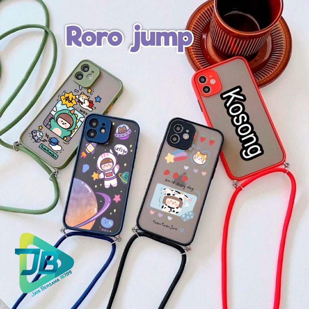 SOFTCASE SLINGCASE DOVE RORO JUMP OPPO VIVO SAMSUNG XIAOMI REALME IPHONE ALL TYPE JB4931