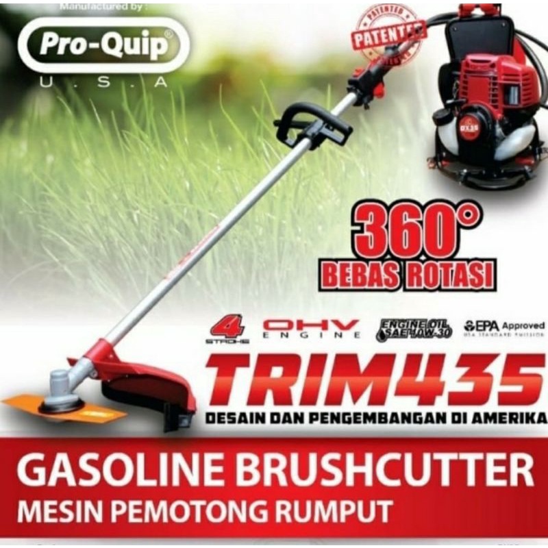 Mesin Pemotong Rumput 4 Tak PROQUIP TRIM 435 Mesin Potong Rumput