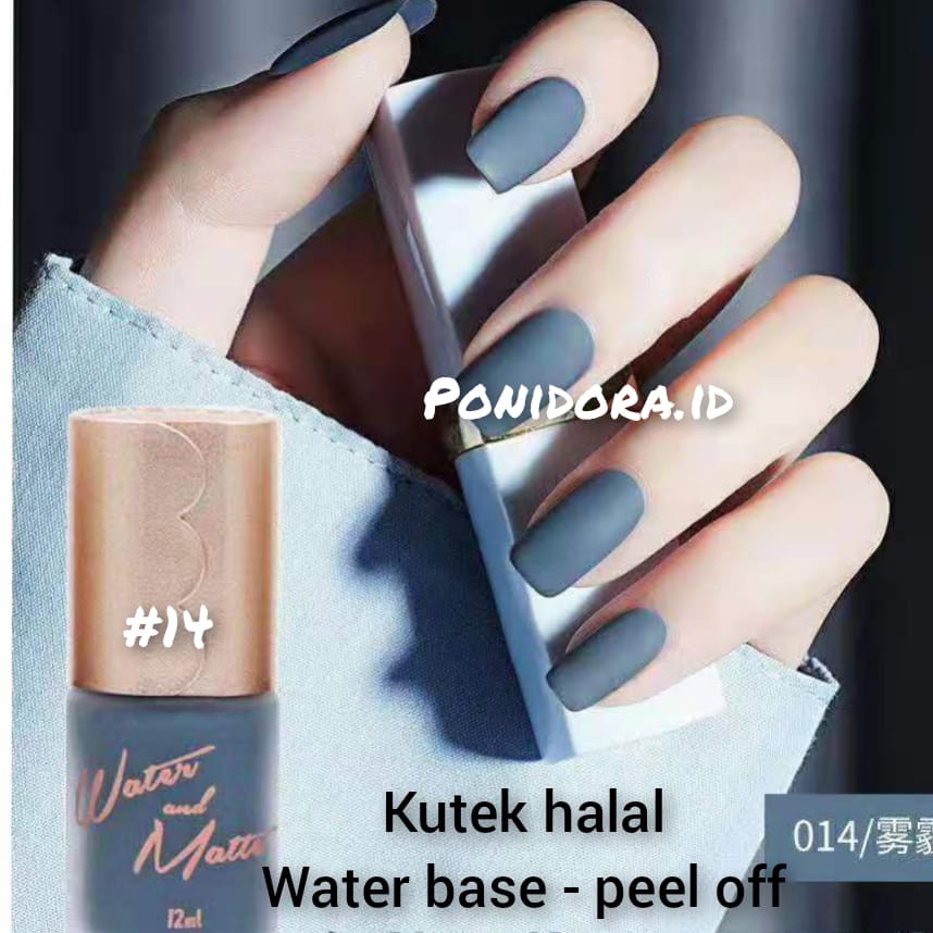 KUTEK HALAL WATER BASE KUTEK PEEL OFF KUTEK SATIN WATER AND MATTE