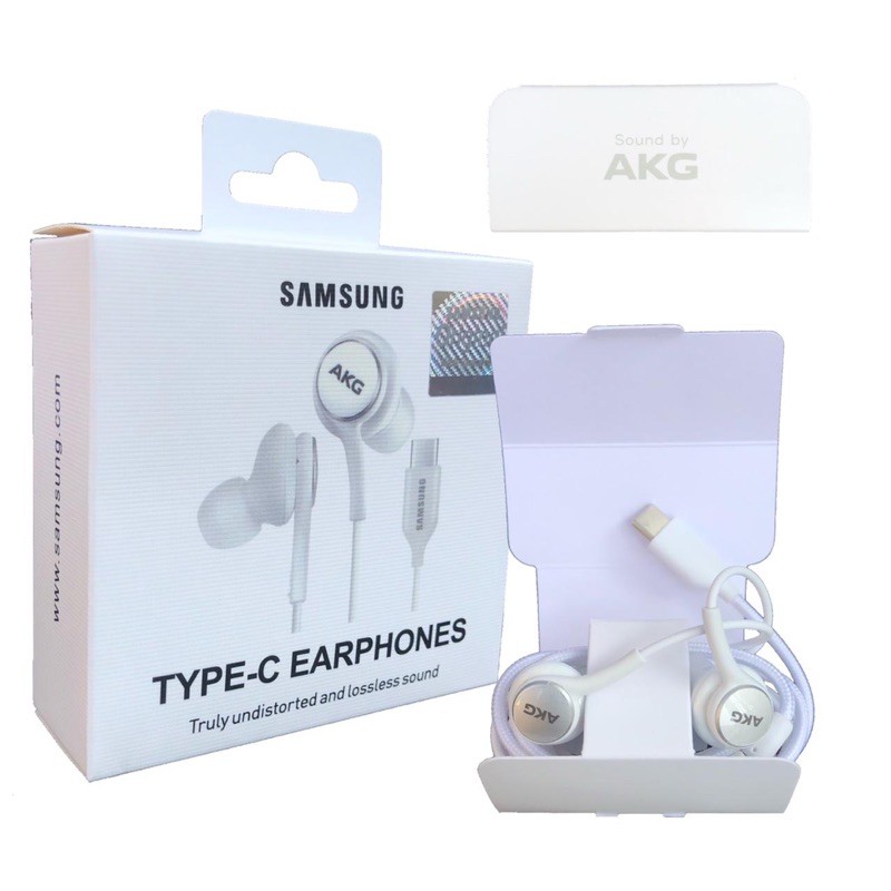 Headset Samsung Note 20 / Note 20 Ultra / S21 / S20 Type C AKG Original 100% Handsfree Samsung