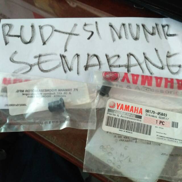KARET MUR VISOR VIXION NVL NVA ORIGINAL YAMAHA INDONESIA