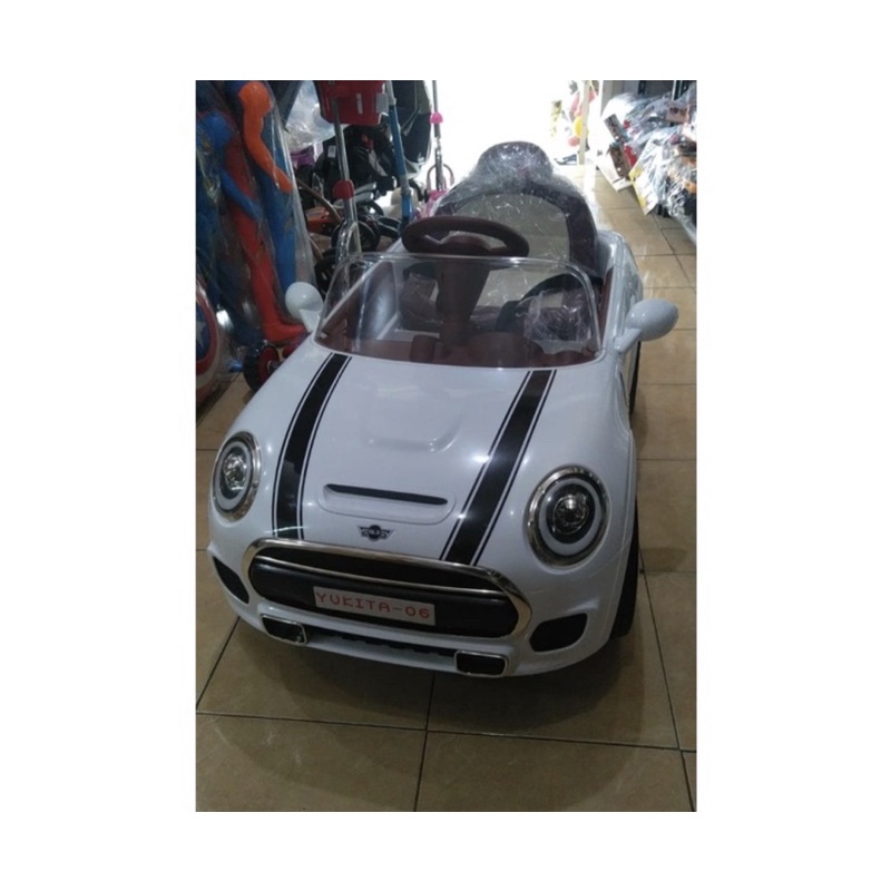 mobil aki anak Yukita YKT- 06 Mini Cooper-8