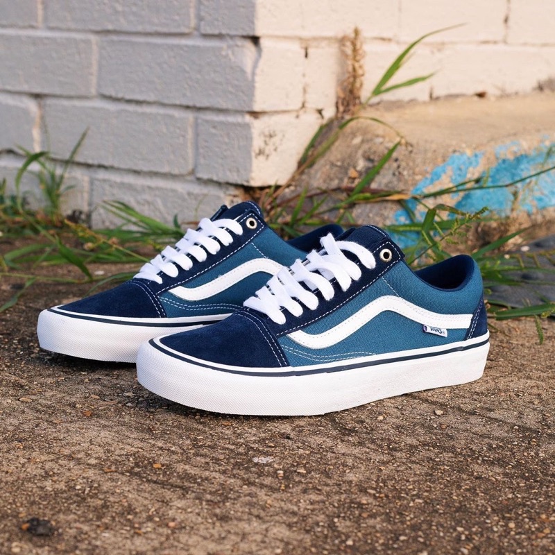 VANS OLDSKOOL PRO NAVY WHITE ORIGINAL 100%