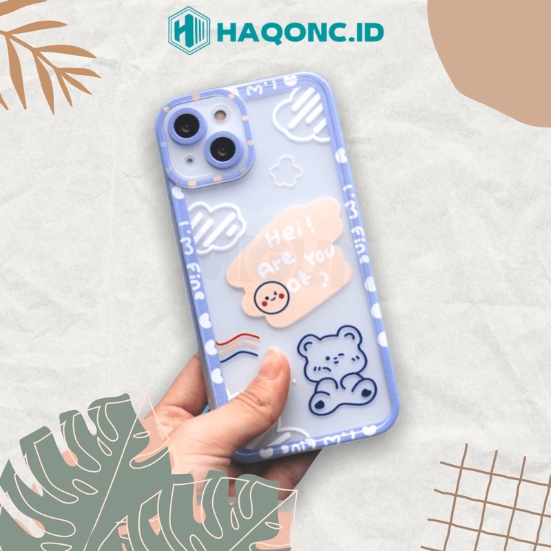 Casing Iphone 6 6s 7 8 Plus X Xr Xs 11 12 Pro Max Boneka Lucu Bening Motif Brean Cantik Soft Case Ke