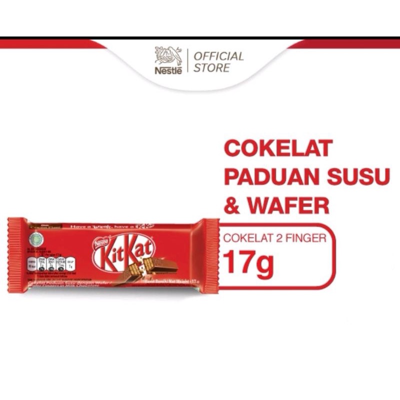 

Coklat kitkat 17gram