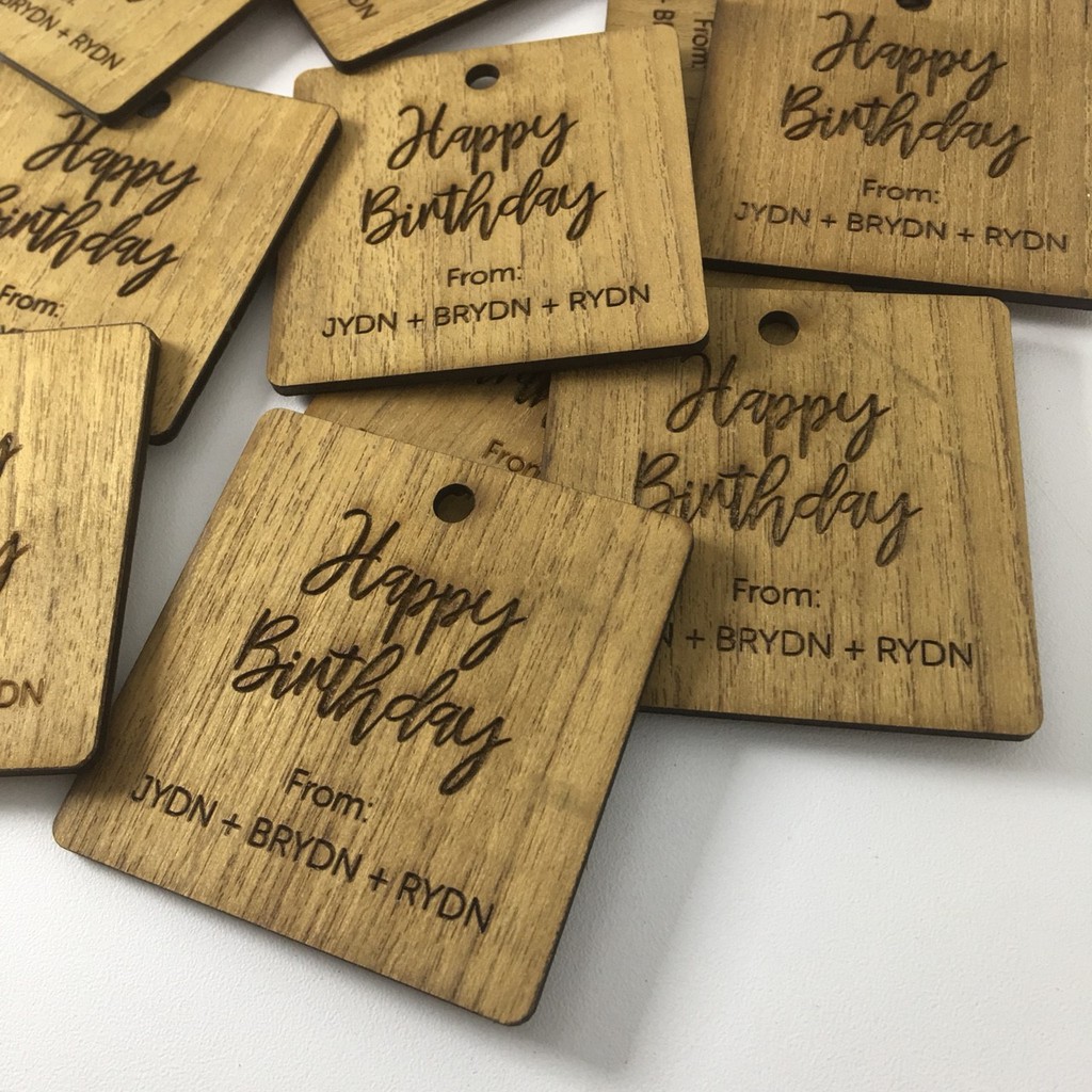 Hang Tag | Birthday | 4 x 4 cm