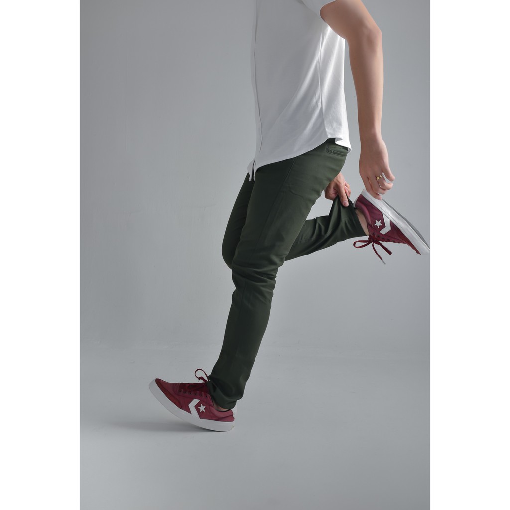 Ribsgold Celana Chino Panjang Pria Long Chinos Pants Cino Strech