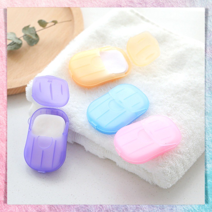 Sabun Cuci Tangan Kertas Mini Travel Disposable Paper Hand Soap | Sabun Tangan | Sabun Kertas