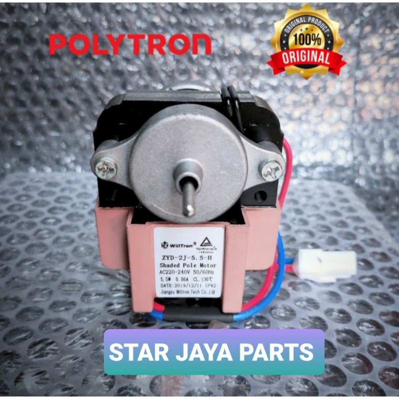 [BAYAR DITEMPAT]Dinamo motor fan kulkas Polytron Belleza 2 pintu