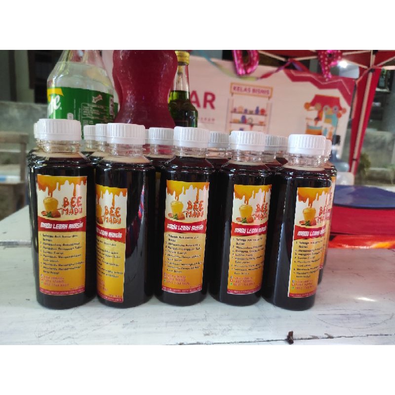 

BEE MADU / MADU MURNI / MADU HITAM AKASIA SUMATRA netto 250 ml