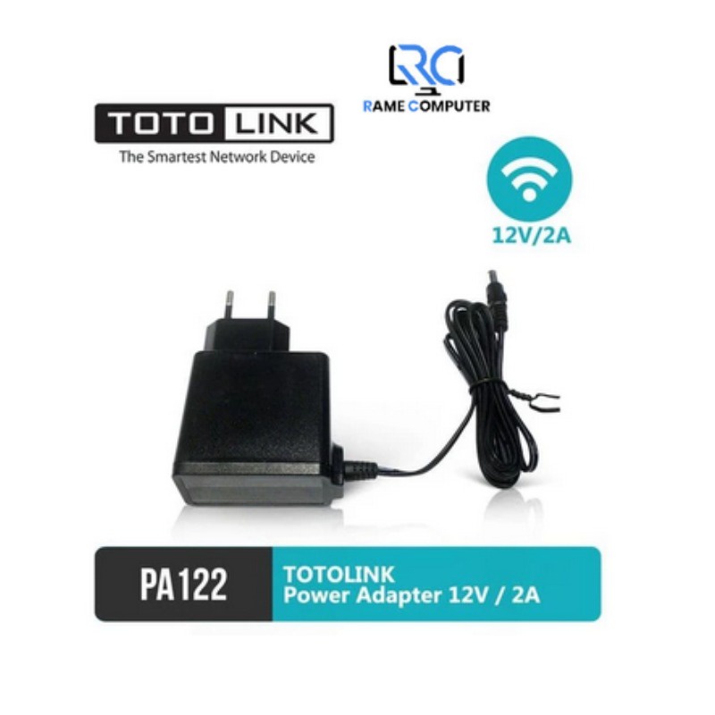 Totolink PA122 -12V -2A Power Adapter Original Garansi Resmi