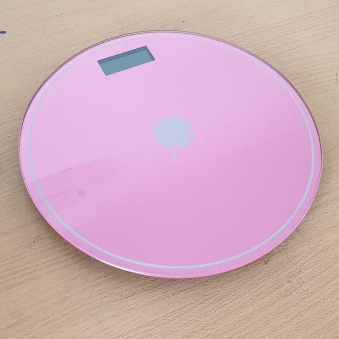 Timbangan Badan Digital Tempered Glass Q2 Bulat