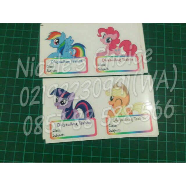 

Stiker buku tulis sekolah anak dan lainnya
