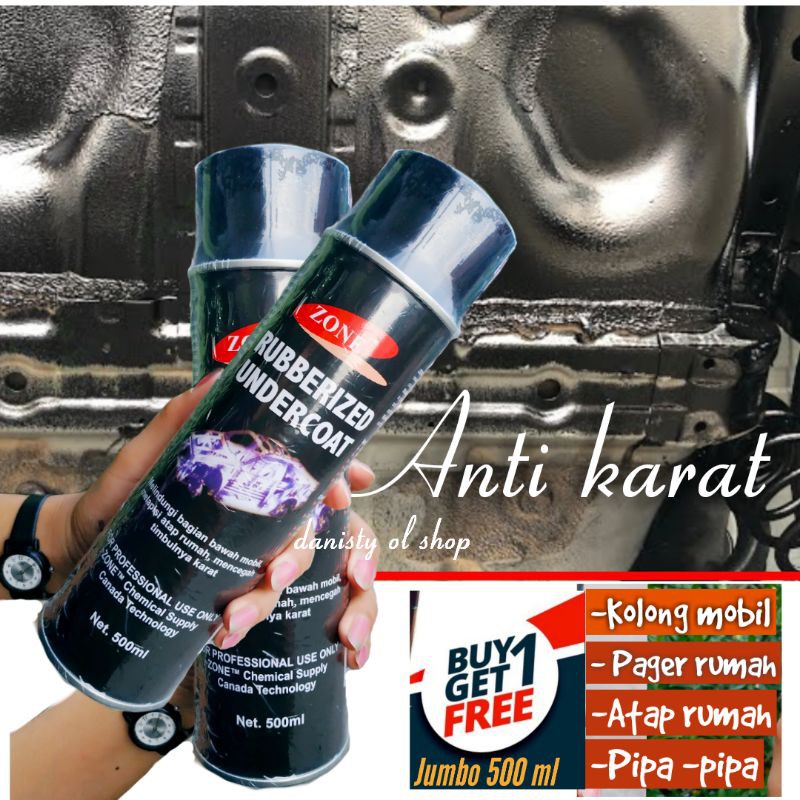 Ruberized sealent waterproof pelapis kedap air ANTI BOCOR REMBES anti karat SPRAY 500ML