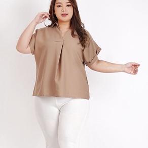 Update BAJU BLOUSE BLUS ATASAN WANITA BIG SIZE JUMBO LD 120cm XXL XXXL 05 BAJU KERJA KANTOR PESTA FO