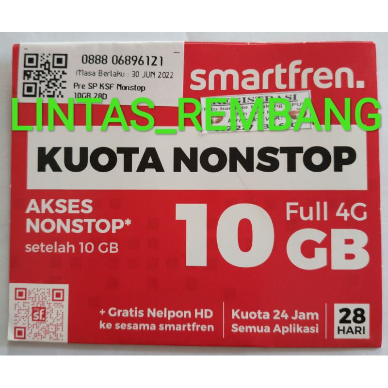 

KARTU SMARTFREN 10GB