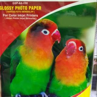 Kertas foto joyko/glossy photo paper 230 GSM A4 isi 20