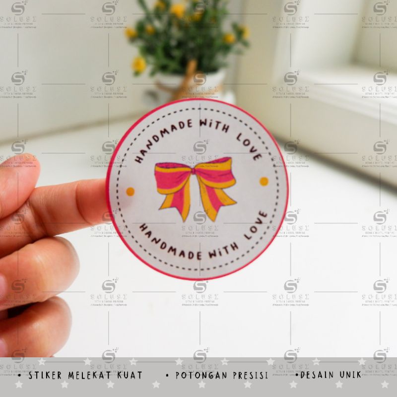 

Stiker Handmade / Handmade with love / Stiker Olshop / Stiker Handmade with love
