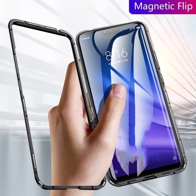 SAMSUNG M31 MAGNETIC CASE TEMPERED GLASS BACK COVER