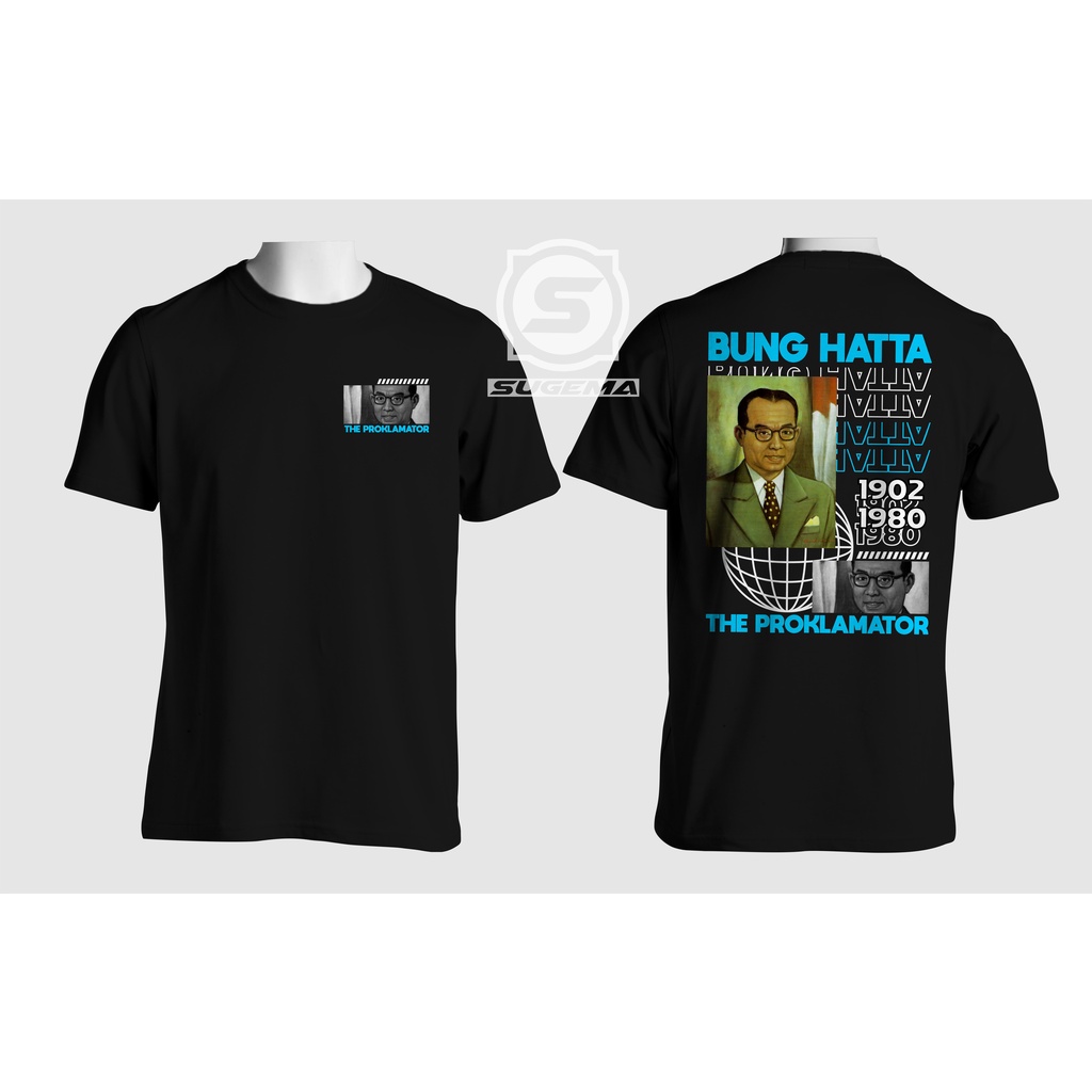 Kaos Baju Tokoh Pahlawan Kemerdekaan Bung Hatta