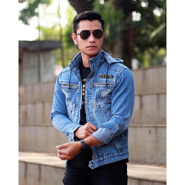 JAKET JEANS THE RDCK MMH TOPI PREMIUM SUPER