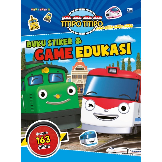 Buku stiker Titipo: Buku Stiker & Game Edukasi