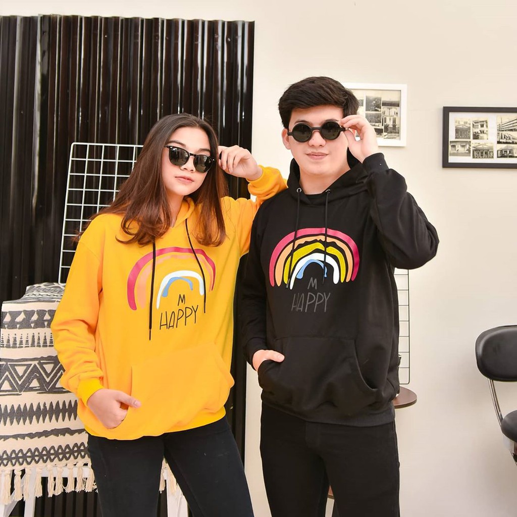 HOODIE HAPPY RAINBOW PRIA DAN WANITA