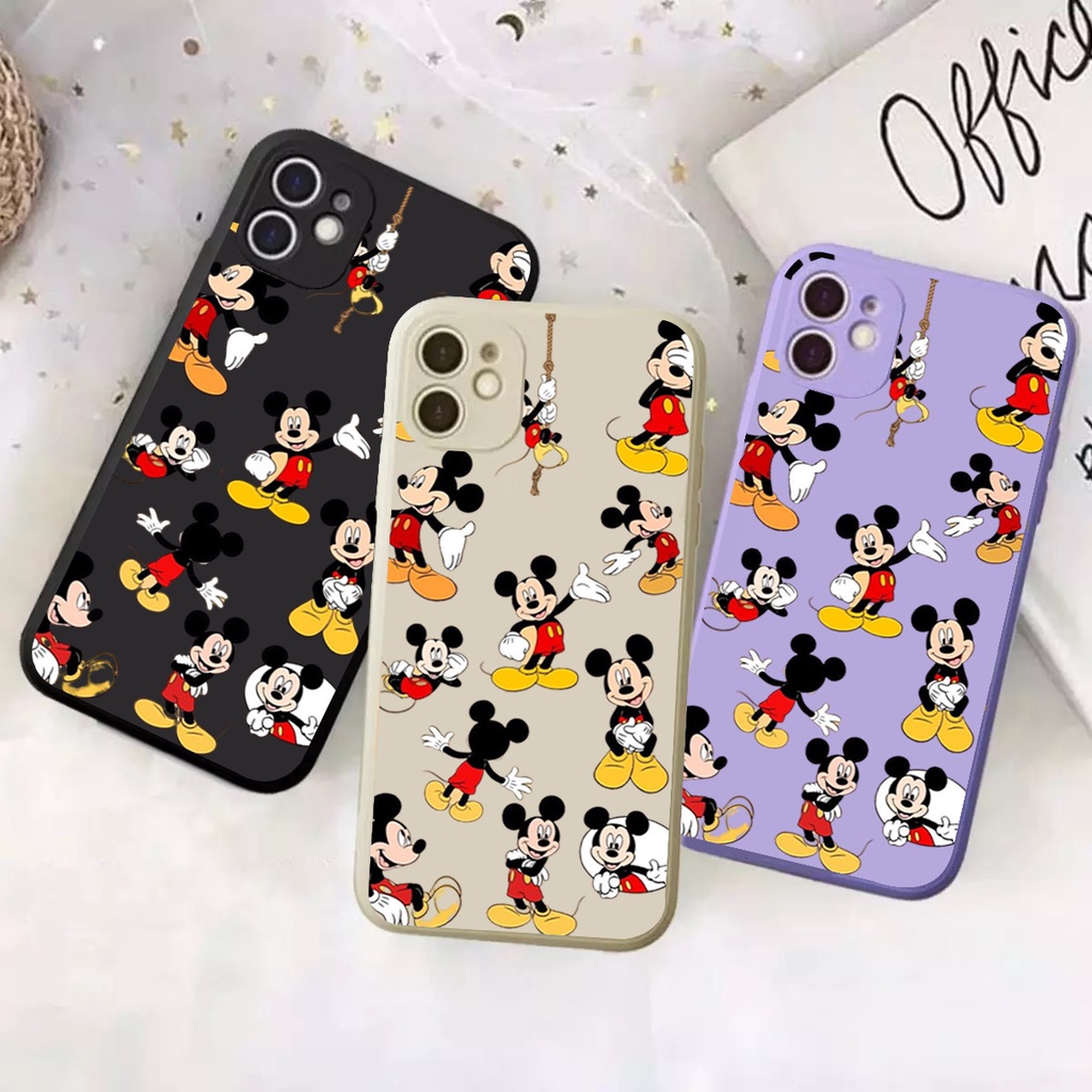 Softcase Xiaomi Redmi Note 8/9/10/10s/Redmi Note 5a /Poco M3 M-Mouse | Casing Bergambar | Case Macar