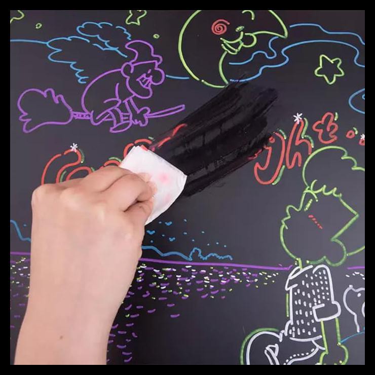 

BIG SALE! 12 Pcs Colorful Chalk Pen / Kapur Spidol Cair Warna Marker Papan Tulis