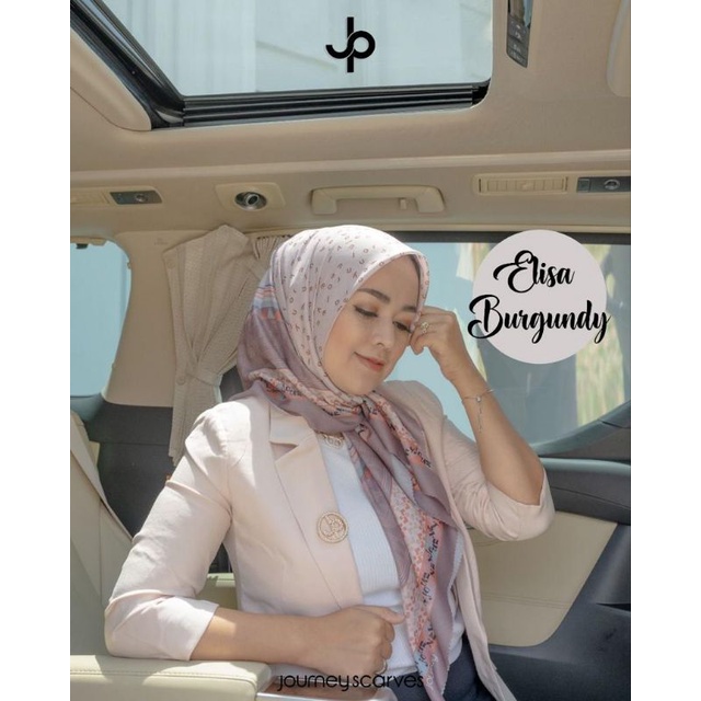Hijab Journey Reguler Elisa Nude-Burgundy