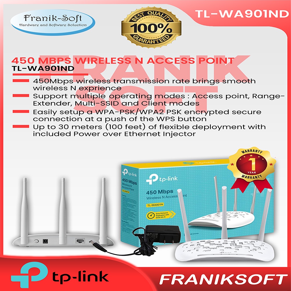 TP-Link WA901ND - Wireless Acces Point N 450 TL-WA901ND / TP Link AP