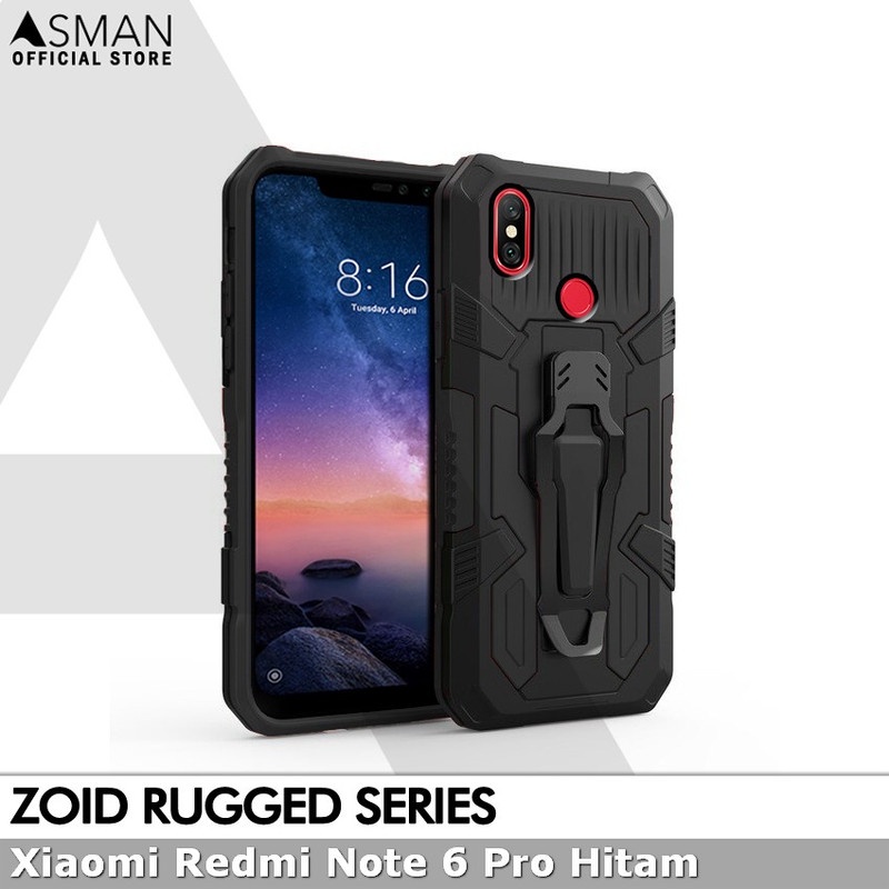 Asman Case Xiaomi Redmi Note 6 Pro Zoid Ruged Armor Premium